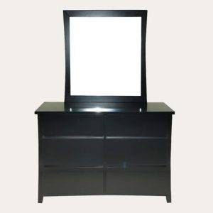 Brinxton Black Dresser with Mirror | Kwickshop