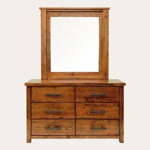 Macclesfield Wooden Dresser With Mirror | Kwickshop