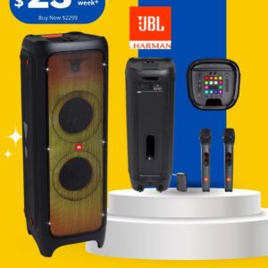 JBL PartyBox Speaker + Wired Microphone