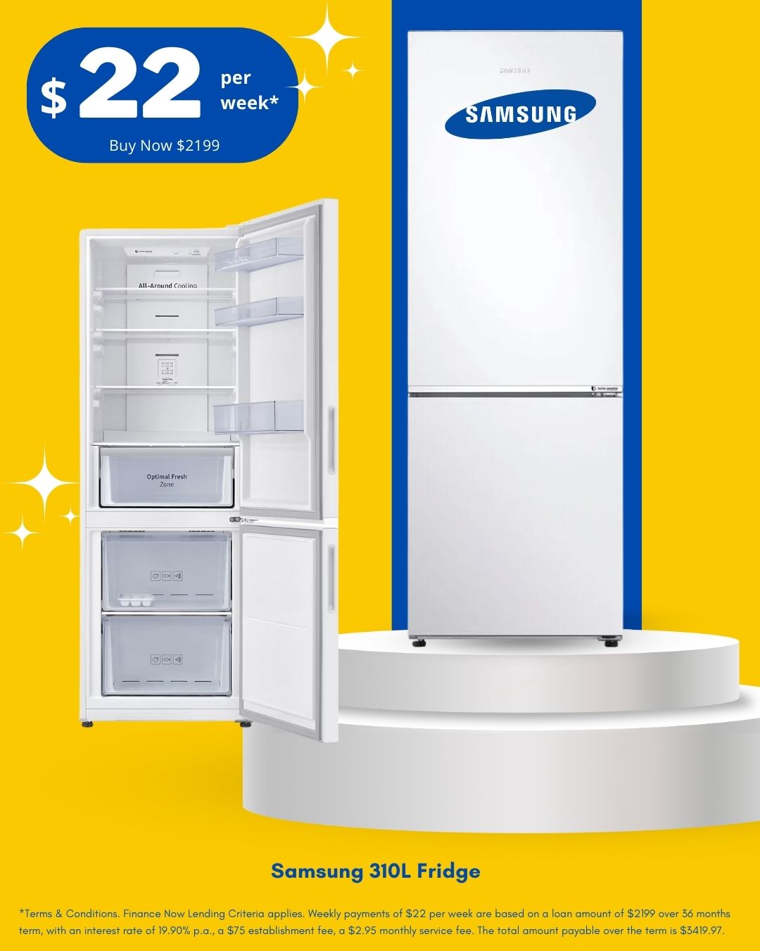 Samsung 310L Fridge Deal