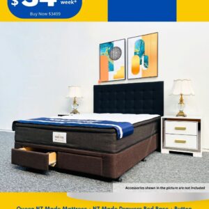 NZ Made Bed Base + Mattress +  Headboard Package Deal